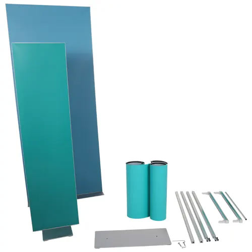 magnetic freestanding frame components