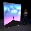 2000 x 2250mm Lightbox display featuring a night sky - right view