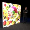 2250 x 2000mm Lightbox display featuring various fruits - right view