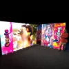 4 x 3m LED Lightbox Package 3 with 2 walls - front view