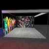 5x4m seamless shell scheme graphics with 2 walls - right view