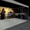 6x3m shell scheme graphics with 3 walls - right view