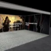 6x4m shell scheme graphics with 3 walls - right view