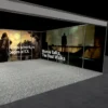 6x5m shell scheme graphics with 3 walls - right view