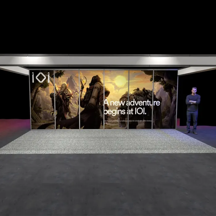 6m Back Wall Only Shell Scheme Graphics