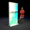 rechargeable led lightbox with person